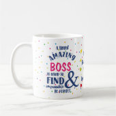 Mug Boss Personnalisé - 'Un Boss Vraiment Extraord (Gauche)