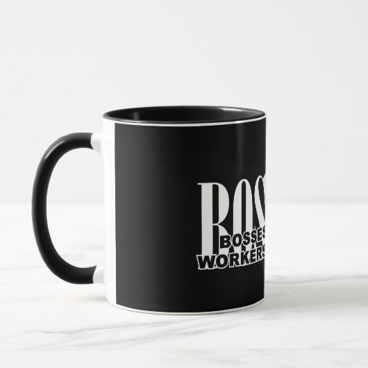 Mug Boss Up Boss obtenir payé (Gauche)