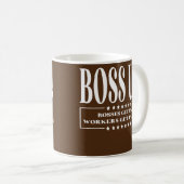 Mug Boss Up Bosses get paid funny for men women  (Devant droit)
