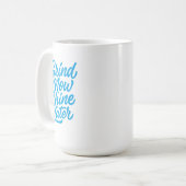 Mug Bosse Maintenant, Brille Plus Tard – Citation Moti (Devant gauche)