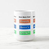 Mug Boss's Day Meilleur Boss Jamais (Centre)