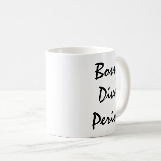 Mug Bossy Diva (Devant droit)