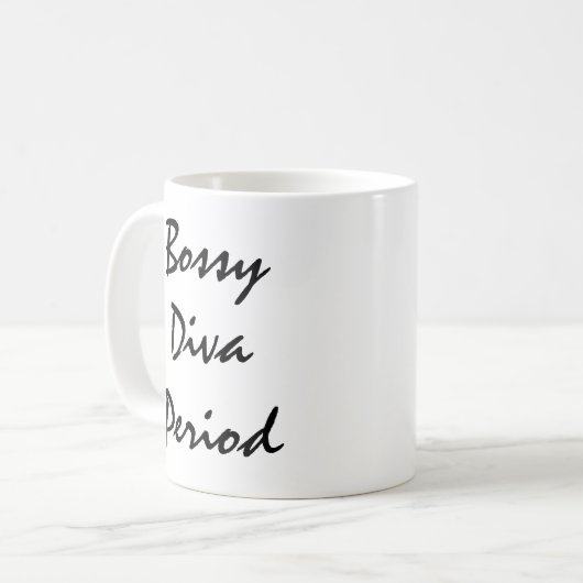 Mug Bossy Diva (Devant gauche)
