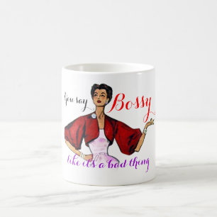 Mug Bossy Gal Retro