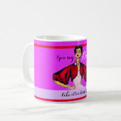 Mug Bossy Gal Retro Magenta (Devant gauche)