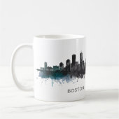 Mug Boston City Skyline, Boston Ma Skyline (Gauche)