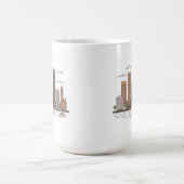 Mug Boston City Skyline, boston ma skyline (Centre)