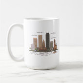 Mug Boston City Skyline, boston ma skyline (Gauche)