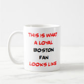 Mug boston fan, loyal (Gauche)