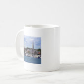 Mug Boston MA - Marina avec Bunker Hill Monument (Devant gauche)