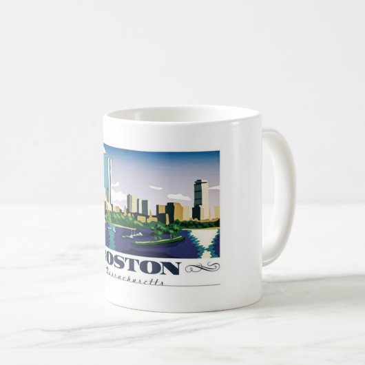 Mug Boston, Massachusetts (Devant droit)