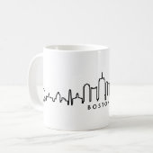 Mug BOSTON Massachusetts USA City Skyline Silhouette (Devant gauche)