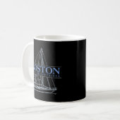 Mug Boston Massachusetts voile (Devant gauche)