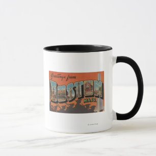 Mug Boston, scènes de lettre de MassachusettsLarge