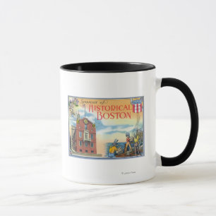 Mug Boston, scènes de MassachusettsHistorical Boston