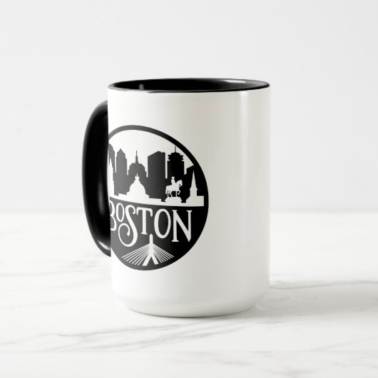 Mug Boston Skyline (Devant gauche)