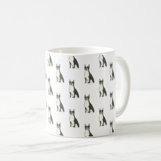 Mug Boston Terrier (Devant droit)