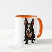 Mug Boston Terrier (Devant droit)