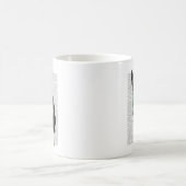 Mug Boston Terrier Avec Moustache Verte Et Spotty 2 (Centre)