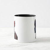 Mug Boston Terrier avec Rose sur Head 2 (Centre)