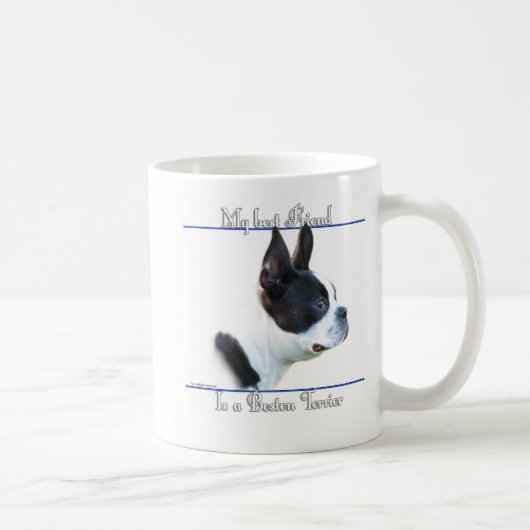 Mug Boston Terrier Best Friend 2 (Droite)