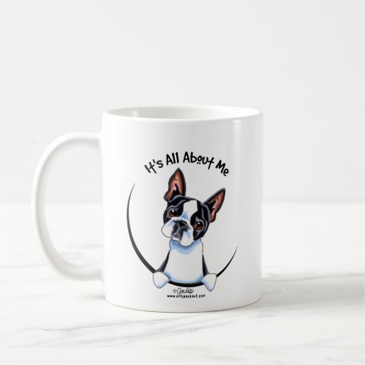 Mug Boston Terrier C'Est Tout Pour Moi (Gauche)