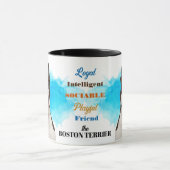 Mug Boston Terrier Chien Loyal Friend (Centre)