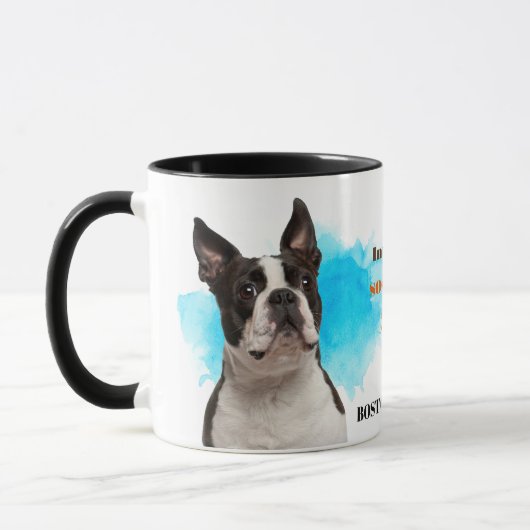 Mug Boston Terrier Chien Loyal Friend (Gauche)