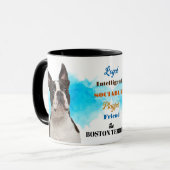 Mug Boston Terrier Chien Loyal Friend (Devant gauche)