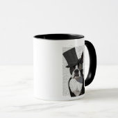 Mug Boston Terrier, Formal Hound et Casquette (Devant droit)