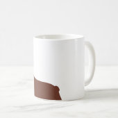 Mug Boston Terrier Rouge Brown et blanc (Devant droit)