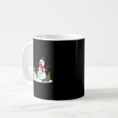 Mug Boston Terrier Snowman Christmas Tree Xmas Womens  (Devant gauche)