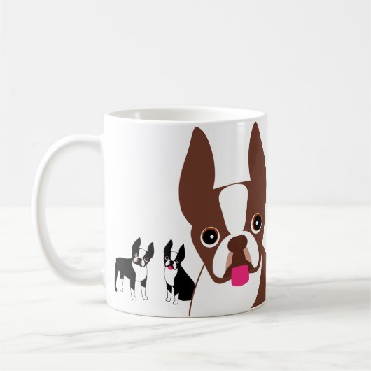 Mug Boston Terriers (Gauche)