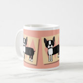Mug Boston Terriers mignon chien animal de compagnie c (Devant gauche)
