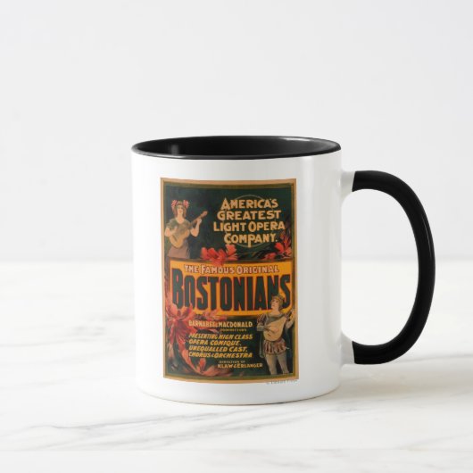 Mug Bostoniens Le plus grand Opéra Lumière de l'Amériq (Droite)