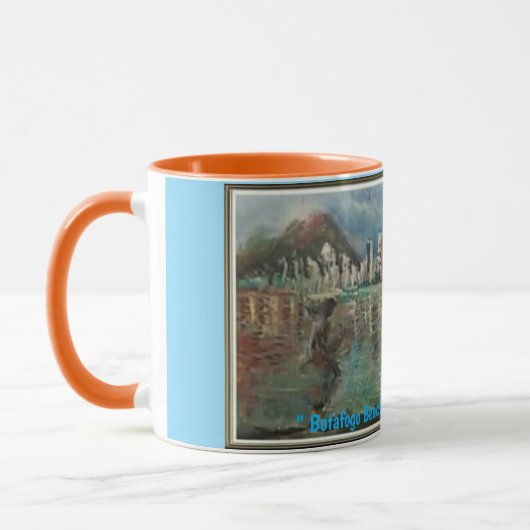 Mug Botafogo beach cup - BRAZIL clássica, 325 ml (Gauche)