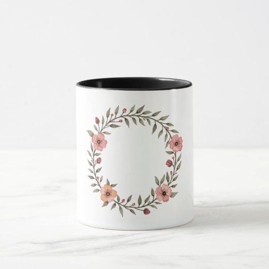 Mug Botanical Crest — Wildflowers (Centre)