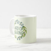 Mug Botanical Hard of Hearing Green Deafness (Devant gauche)