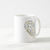 Mug Botanical Heart Apothecary Pharmacy Flower (Devant droit)