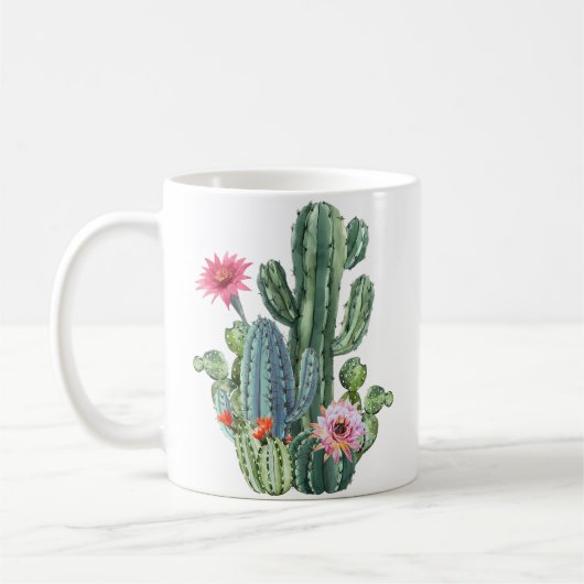 Mug Botanical Mens Cactus Plant Lover Gift Gardening G (Gauche)