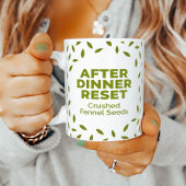 Mug Botanical Pantry Label Fennel Recipe