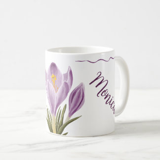 Mug Botanical Spring Crocus Flower