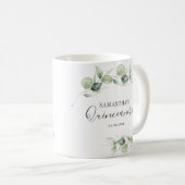 Mug Botanique 15e anniversaire Eucalyptus Quinceanera (Devant droit)