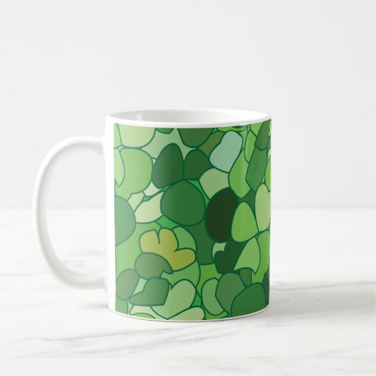 Mug Botanique à feuilles vertes (Gauche)