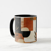 Mug botanique Abstrait - Terre personnalisée moder (Devant gauche)