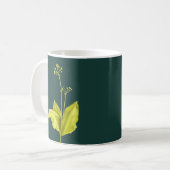 Mug Botanique d'ail sauvage Plante vert (Devant gauche)