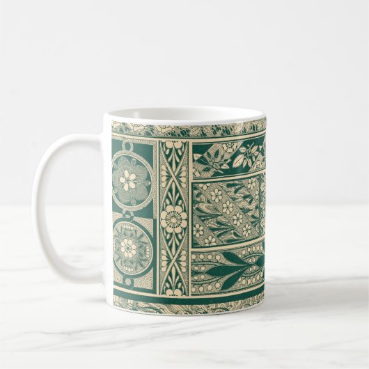 Mug Botanique décorative Art nouveau Motif (Gauche)
