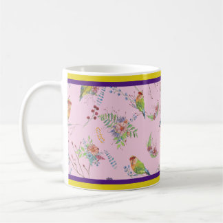 Mug Botanique oiseaux