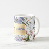 Mug Botanique pastel couleurs fleur sauvage été fleuri (Devant droit)