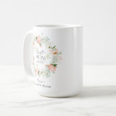 Mug Botanique Rose Floral Meilleure Maman Jour des mèr (Devant gauche)